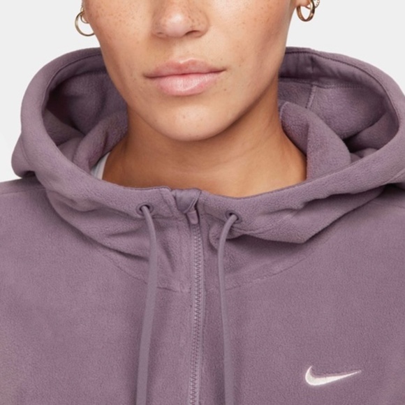 Nike Therma-FIT One Women's Oversized Full-Zip Fleece Hoodie SZ Med NWT - Picture 4 of 13